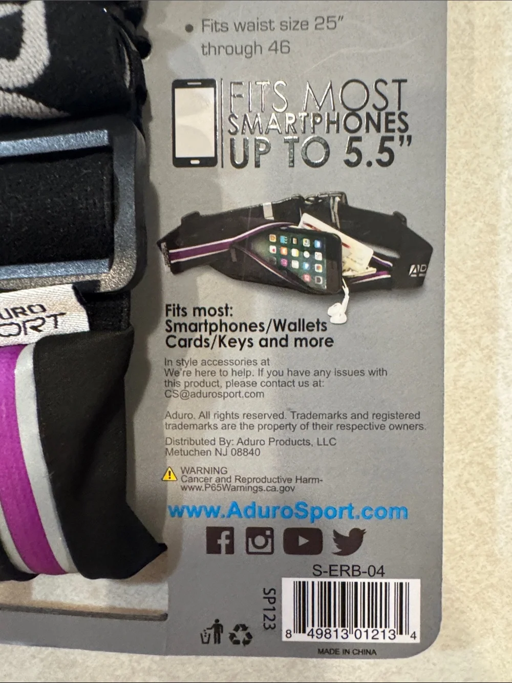 Aduro sport running purple runs